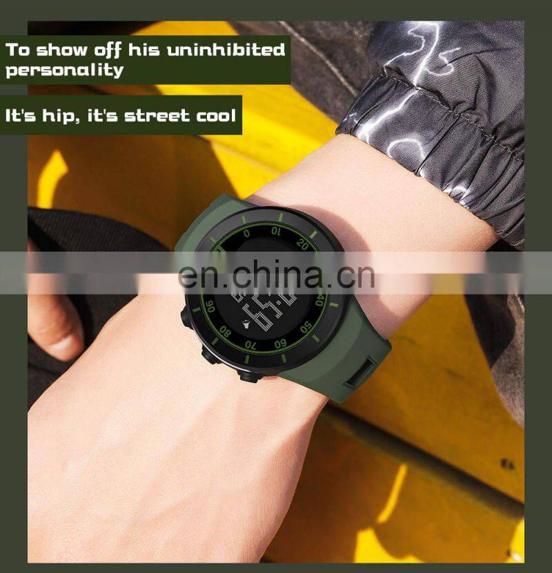 SANDA 9001 Men Watch Luxury Large Dial Digital Watches Electronic Wristwatches digital watches sanda