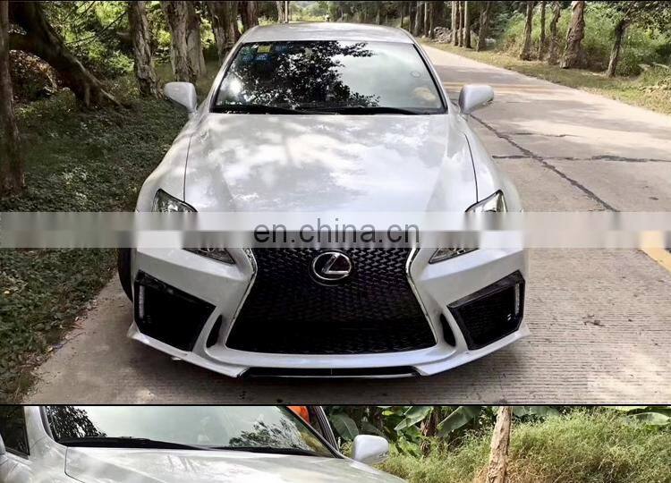Runde ABS Material Modified V-Vision Style IS300 Body Kit For 2006-2012 Lexus IS250 Front Bumper Rear Bumper Side Skirt Body Kit