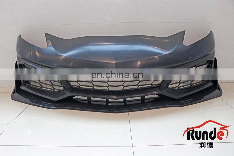 Runde Car Modification PP Material bodykit front bumper Upgrade For 2014+ Chevrolet Corvette ZR1 Bodykit Front Bumper