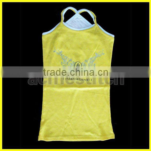 Hot sale! rhinestone T-shirt design