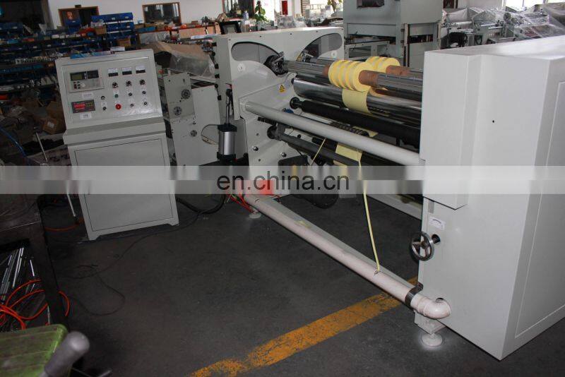 1100mm automatic pvc pet plastic slitter bopp laminating film slitting and rewinding machine with mobile phone film