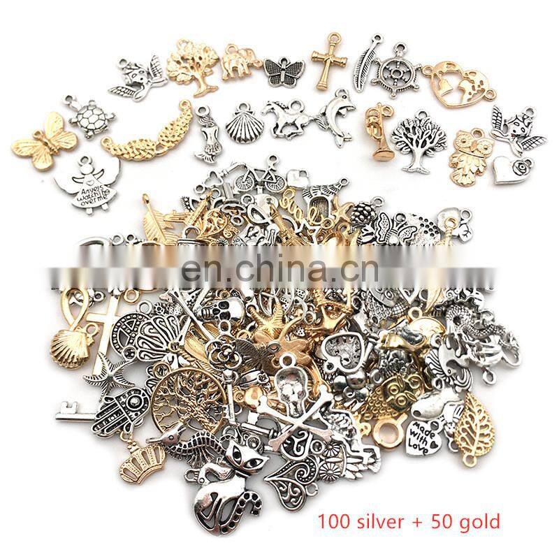 Vintage Mixed Metal Animal Birds Charms Beads Handmade DIY Bracelet Pendant Necklace Clasp Jewelry Making Findings
