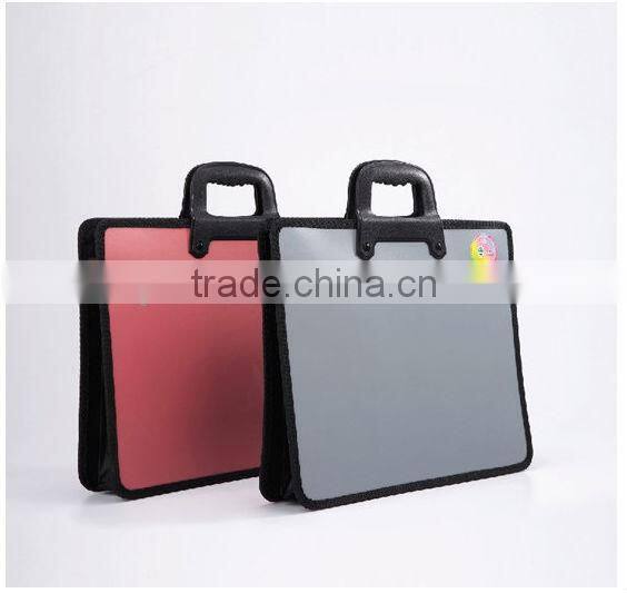 Mens leather executive briefcase with handle