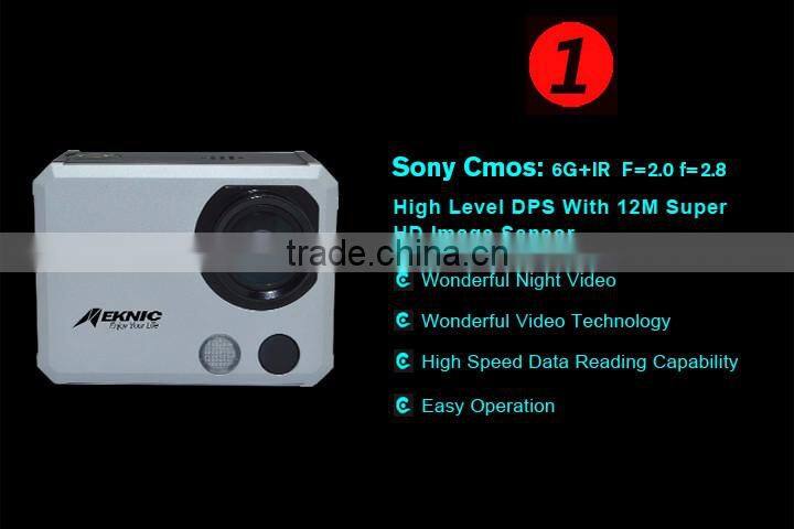 170 Degree Wide Lens 50m waterproof 4k wifi Action Camera