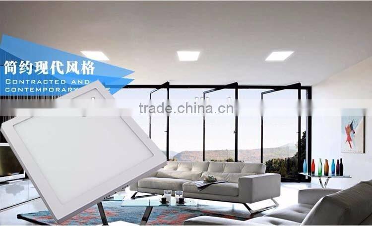 aluminium 18w embedded down light Square wall panel home lighting