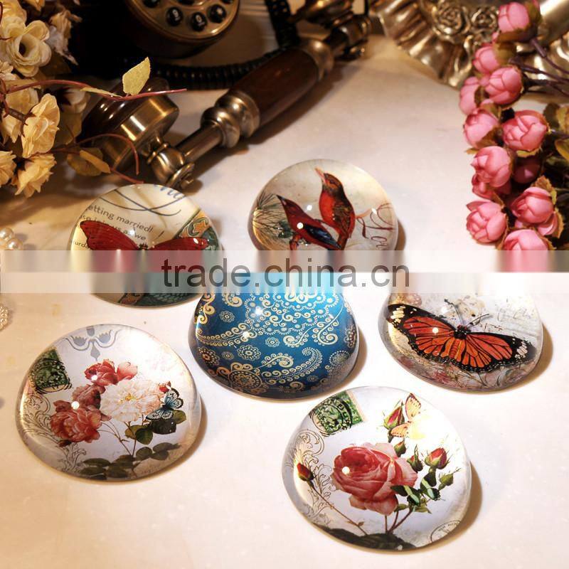 Unique design crystal paperweight for office supply