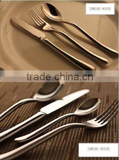 High class stainless steel 4pcs cutlery set made in china