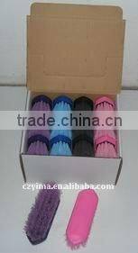 12 pcs horse body brush in display box for show