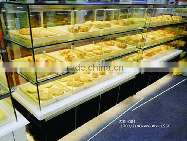 APEX vertical three layers cake display cabinet/acrylic cake stands with lights