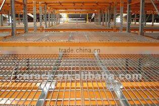 Steel wire deck for cross beam