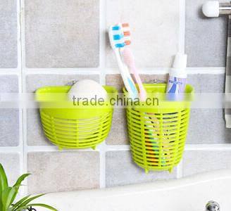 Mini Plastic Storage Rack Bathroom Sucker Small Storage Box