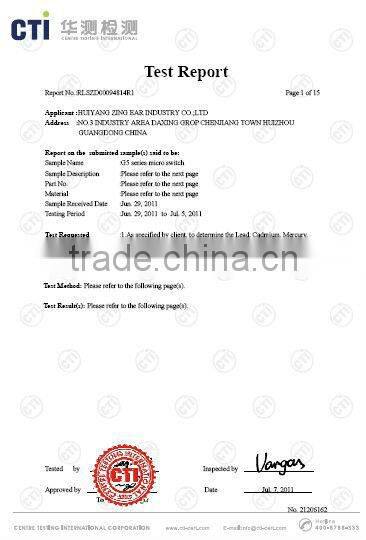 ZING EAR kw3 oz Micro Switch with Lever(UL/CUL/ENEC/RoHS/Reach Approval)