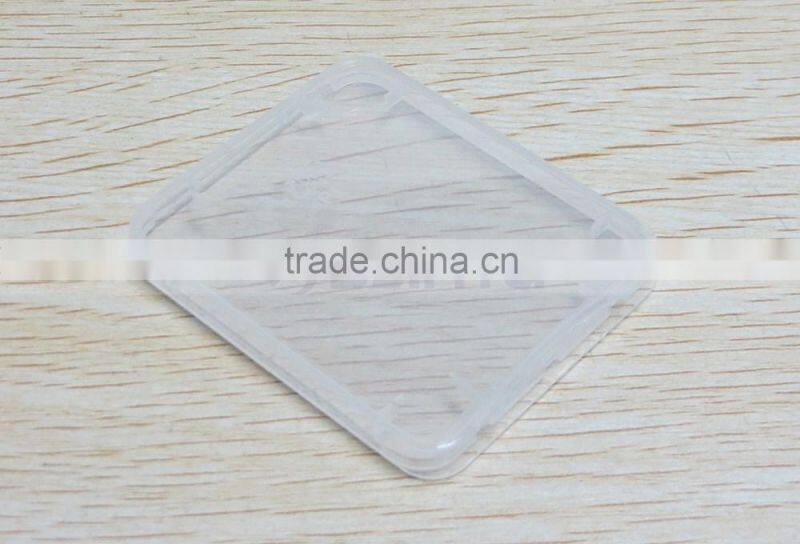 Transparent Eco-Friendsly Plastic Case CF Card Box Memory Card Case