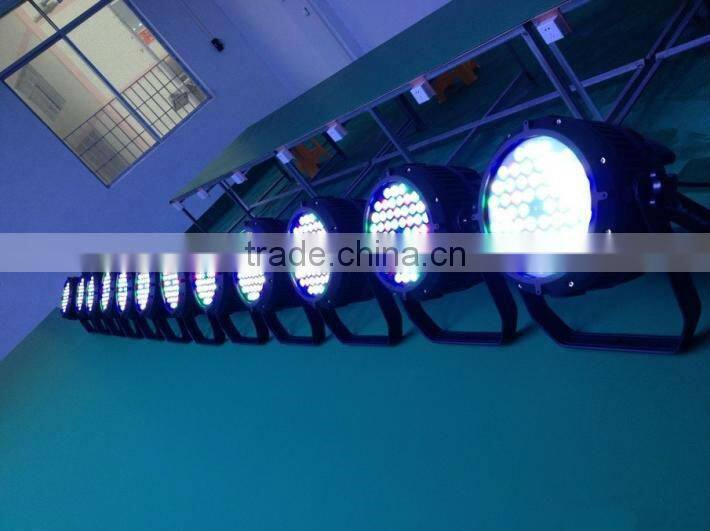 Cheap LED stage lighting high quality 54x3w led par 64 IP65 DMX512 Par64 RGBW