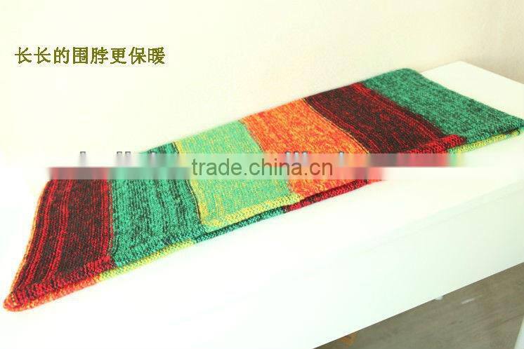 2014 Fashion Colorful Circle Loop Winter Knitted Scarf