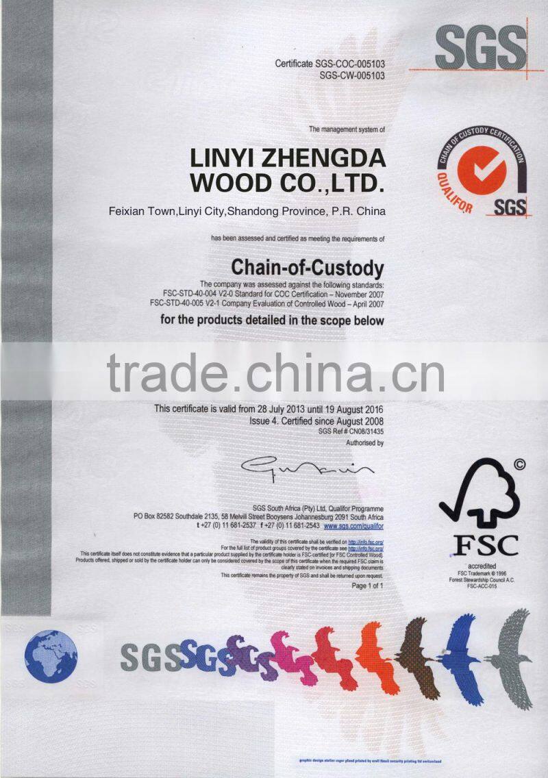 Good Quality melamine particle board / kitchen board with competitive price