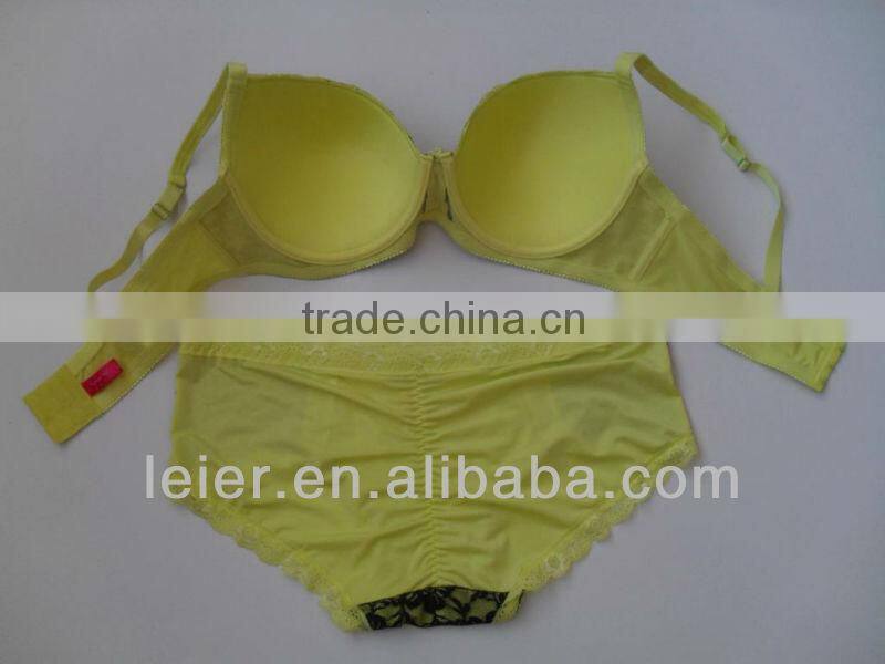 Fashion Plus Size Bra Set