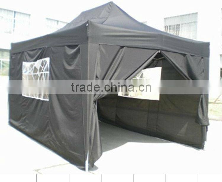 Easy up folding gazebo,polyester pop up gazebo 3*4.5