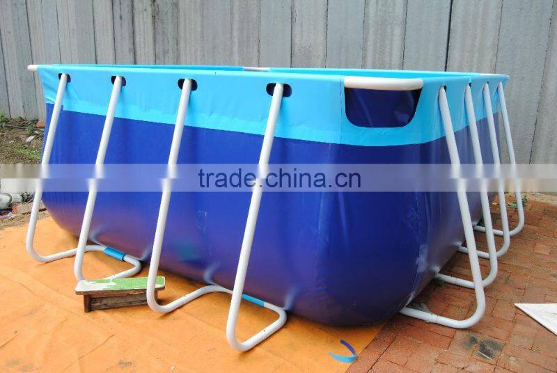 High quality square above ground pool for kids and adults