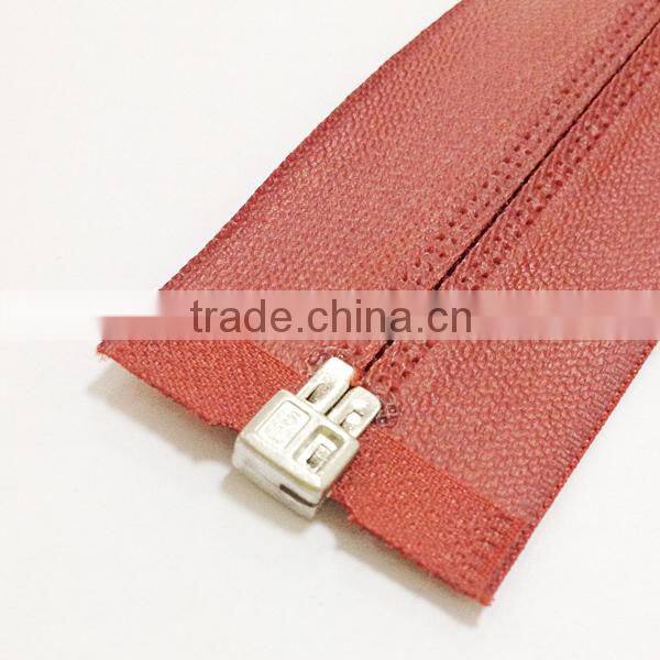 5# waterproof zipper for rain coats open end