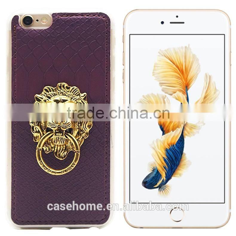 leather back case cover for ZTE ZMax 2 II Z958 Z955L Snake pattern phone case