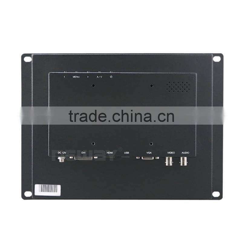 9.7 inch 1024x768 5-wires resistive touch open frame pos display