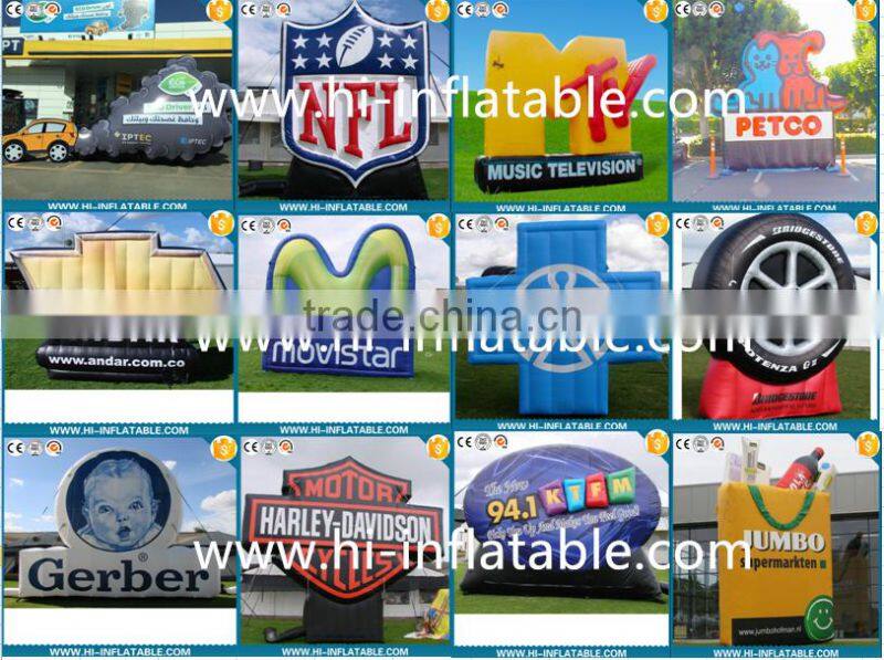 good quality Chevrolet logo inflatable logo brand billboard, inflatable advertising board