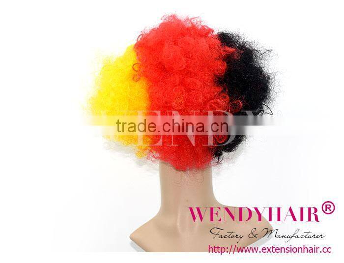 2014 world cup football fans wig made for germany fans from china wendy hari company with the best price