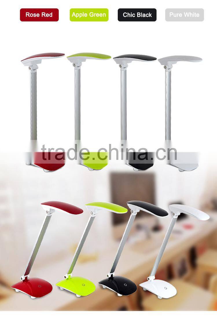 USB Port aluminium 4W Foldable Table Lamp Reading Lamp Work Light JK822T Rechargeable