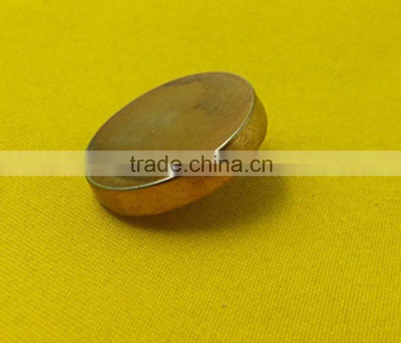 23mm Zinc Alloy Gold high gloss NF Shank Button For Ladies Coats Wear -- MJ2124