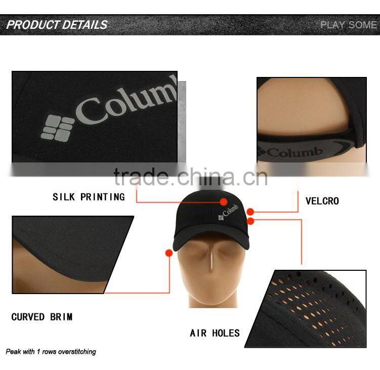 Blank sport man air breathability outdoor plain baseball cap hat