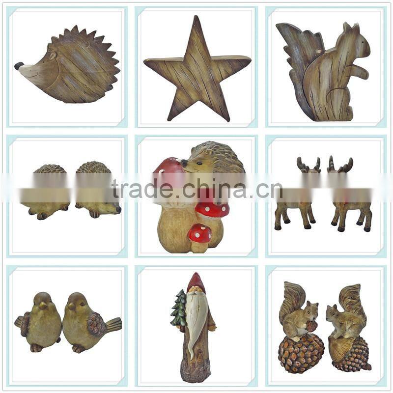 brown ceramic bird