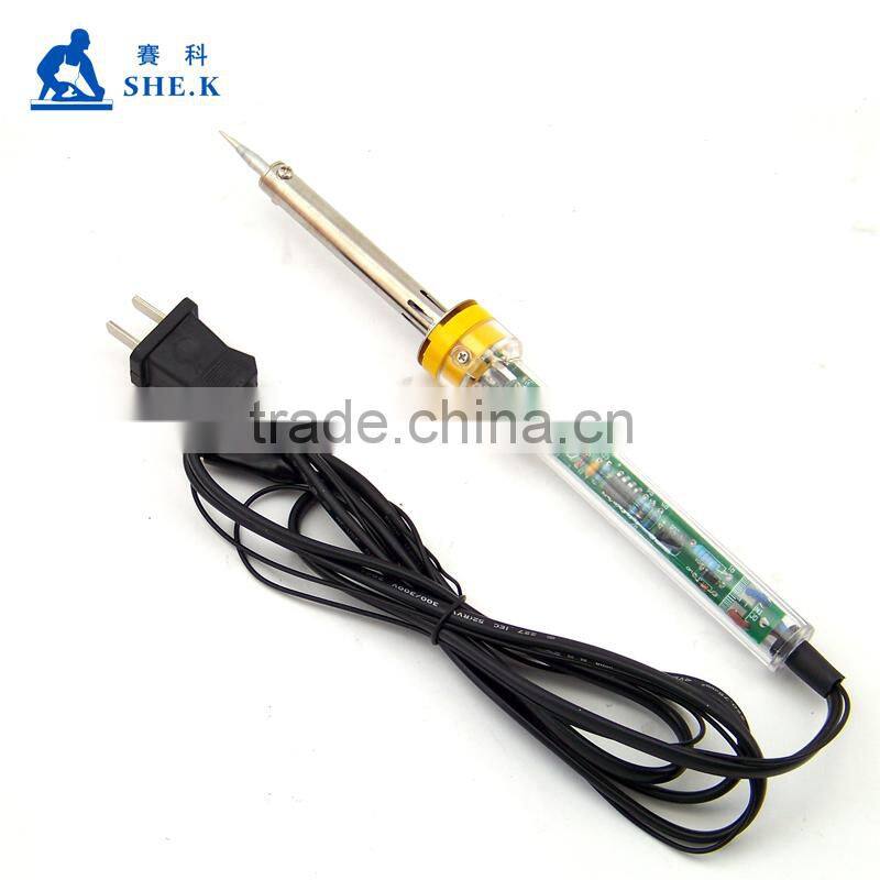 Constant temperature adjustable inside heat core electric iron