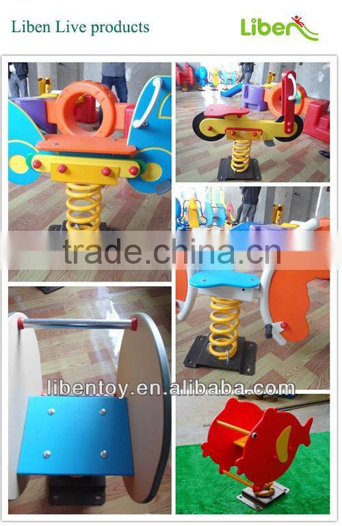 wonderful animal design plastic rocking toys for kids LE.YM.006