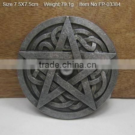 wholesale men's 35mm metal plate belt bucklewith Rhinestones