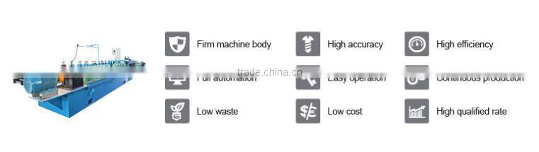 High performance decorative stainless steel pipe making machine