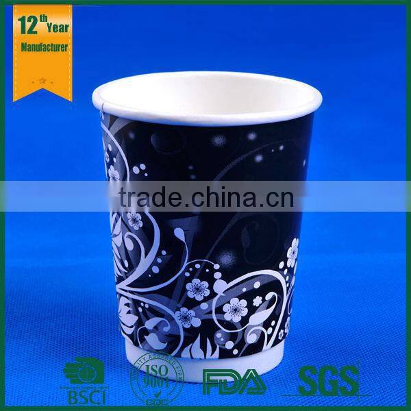 16oz PLA Coated Cheap Disposable Paper Cups for Hot Coffee and Tea