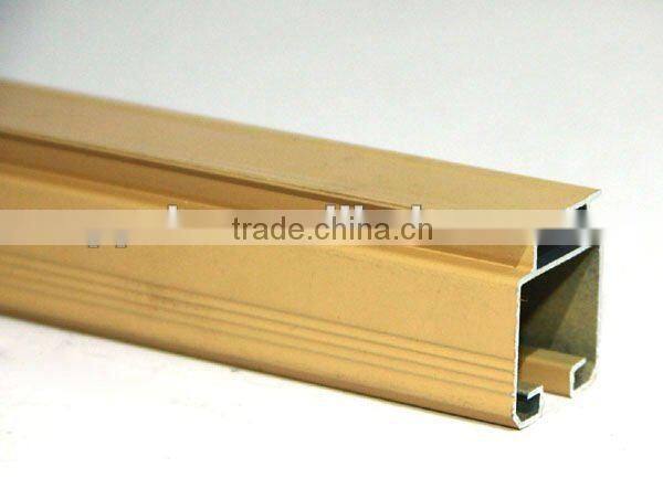 Aluminum alloy extrusions of curtain track