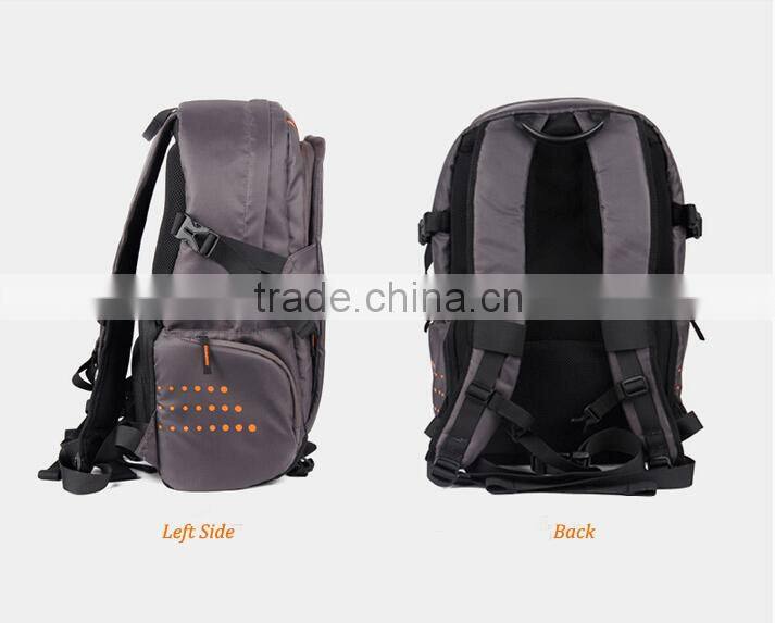 Besnfoto Light Grey Multi-fonction dslr camera backpack laptop bag for dslr laptop tripod