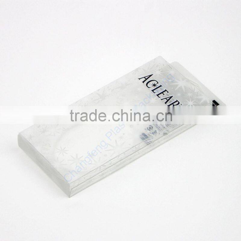 Clear PET Custom Logo Cell Phone Case Packaging Box