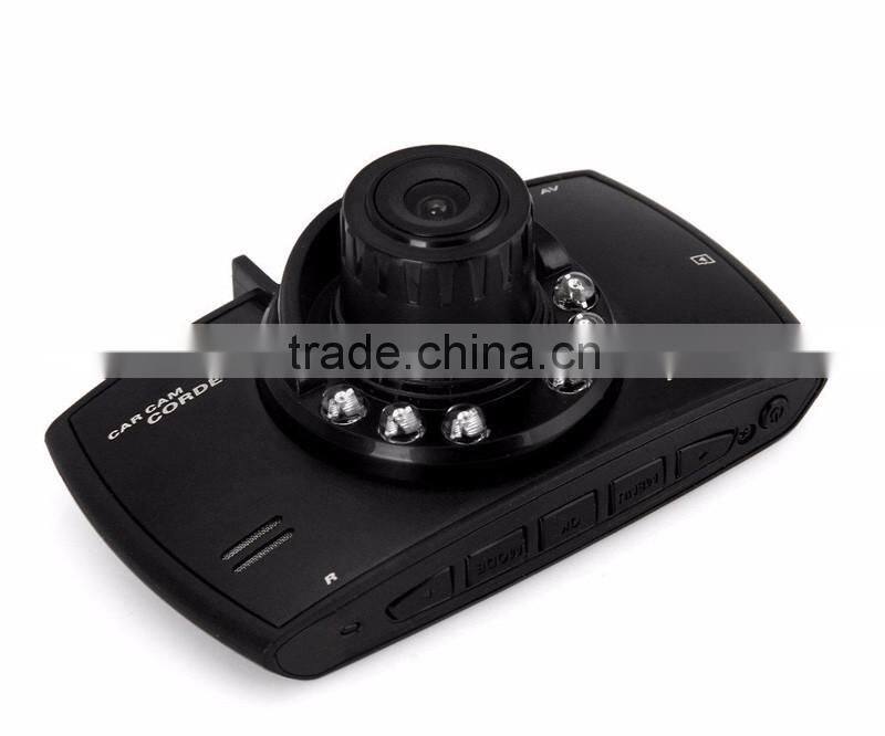 China manufacturer supply Car accessories 2.7 inch car DVR video recorder digital camera with 6 night vision lights