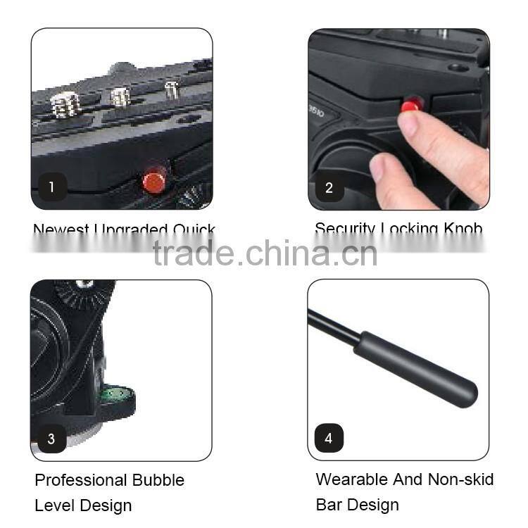 camcorder & video dslr fluid monopod head VT-3510