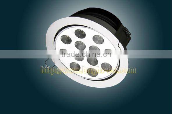 12W LED Ceiling Light, high bright energy saving down light, round ceiling spotlight