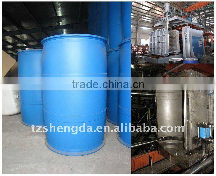 extrusion blow molding machine making 220L barrel