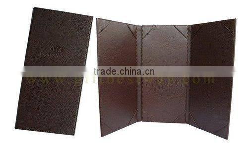 3-folder menu cover