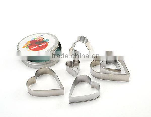 top quality different sizes stainless steel commercial cookie cutter