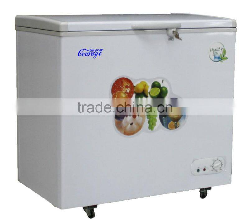 Courage BD-158 Top Open Door Chest Freezer with Key