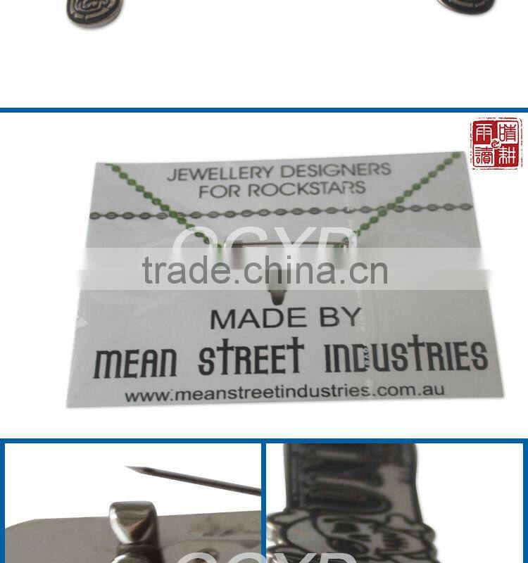 custom new design metal pin badge