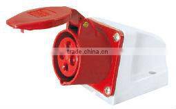 Industrial connector coupler 3P+E 380-415V~ 16A 4pin single phase IP44 214/224