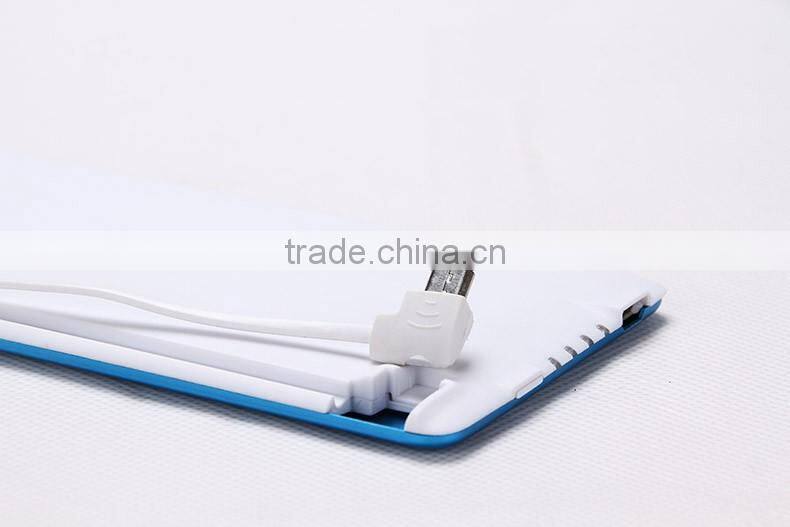 2016 hot selling portable mobile phone charger 3200mAh power bank with aluminiumalloy case